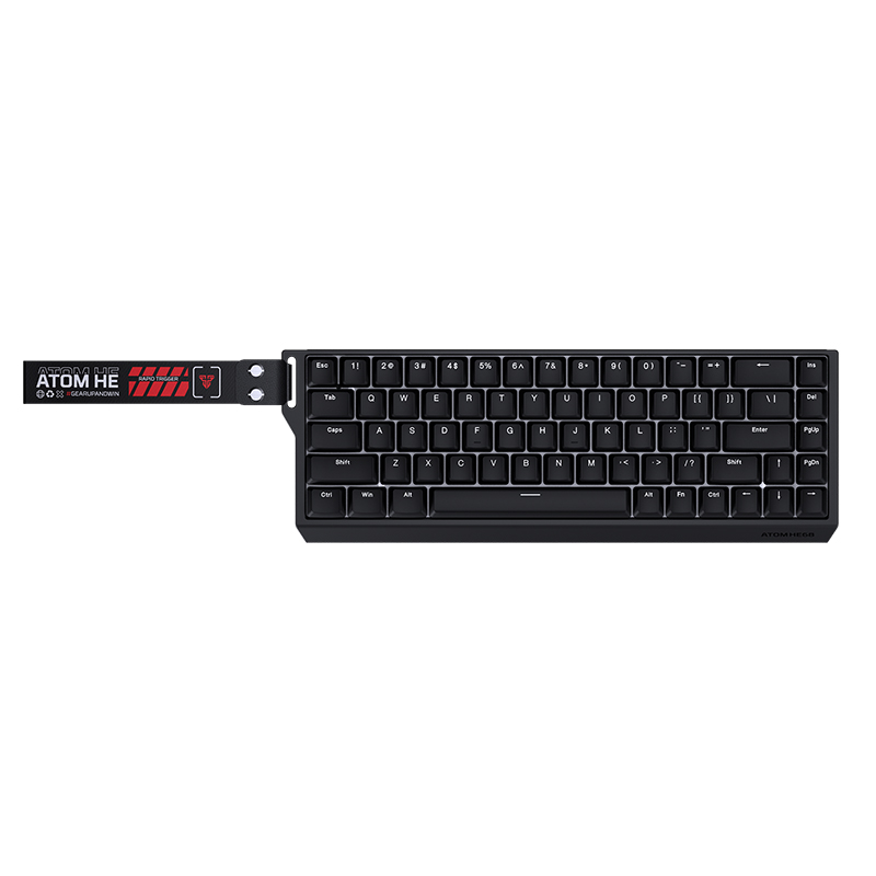 Fantech ATOM HE68 8K Wired Magnetic Black Keyboard - Magnetic Emerald Switch (KBFTMK811BKEMD)