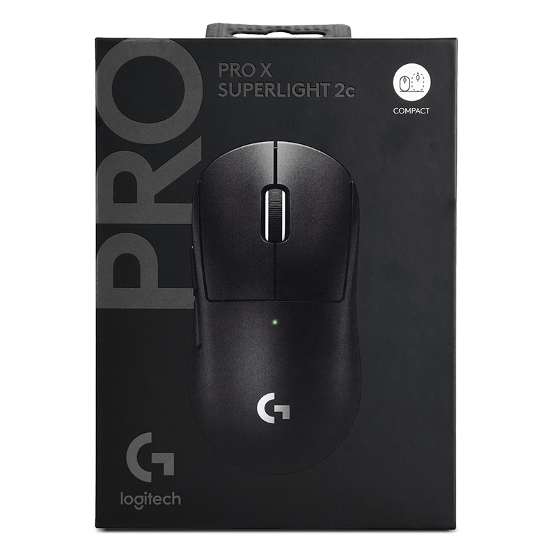Logitech PRO X Superlight 2c Lightspeed Wireless Gaming Mouse - Black (910-007533)