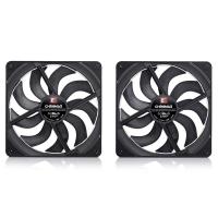 140mm-Case-Fans-Noctua-NF-A14x25-G2-140mm-Sx2-PP-PWM-Fan-2-Pack-Chromax-Black-NF-A14X25-G2-PWM-SX2-PP-CH-BK-2