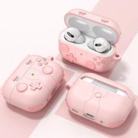 Apple-AirPods-Game-Case-for-AirPods-Pro-2-Cover-2022-Classic-Cool-Funny-Shock-Proof-Protective-Silicone-AirPods-Pro-2-Case-with-Cleaner-Kit-Pink-8