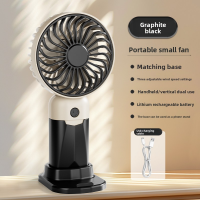 Fans-and-Accessories-Handheld-desktop-fan-cute-cartoon-mini-portable-small-USB-fan-Summer-Black-2