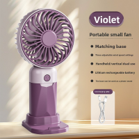 Fans-and-Accessories-Handheld-desktop-fan-cute-cartoon-mini-portable-small-USB-fan-Summer-Purple-2
