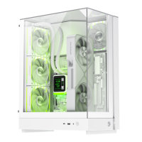 GameMax T20 WH Micro-ATX Compact Gaming Case - Vertical GPU Mount Ready, 2x ARGB Fans Pre-installed, SFX PSU Compatible - White