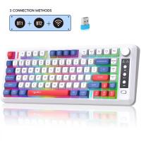 Gaming-Keyboards-Three-mode-Bluetooth-wireless-game-keyboard-81-key-luminous-rechargeable-office-keyboard-2
