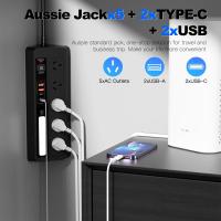 Powerboards-and-Adapters-Powerboard-with-USB-Slots-Fast-Charging-Power-Station-with-Night-Light-Desktop-Power-Strip-1-8M-for-Home-Office-Black-5