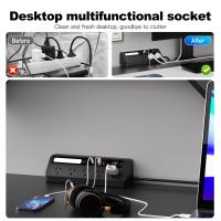 Powerboards-and-Adapters-Powerboard-with-USB-Slots-Fast-Charging-Power-Station-with-Night-Light-Desktop-Power-Strip-1-8M-for-Home-Office-Black-6