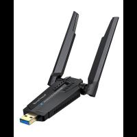 VELORICA AXE5400 WiFi 6 E Adapter, Tri-Band Long Range USB WiFi Adapter for Desktop PC Laptop,Ultra-Low Latency Wi-Fi Antenna for PC Gaming