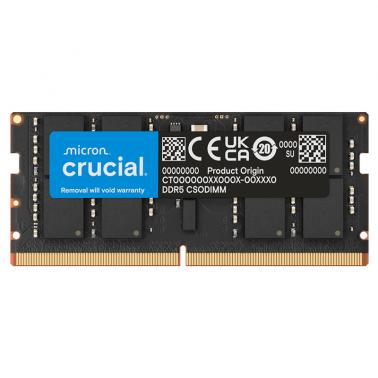 Crucial 16GB (1x16GB) CT16G64C52CS5 CAS 52 64000MHz SODIMM DDR5