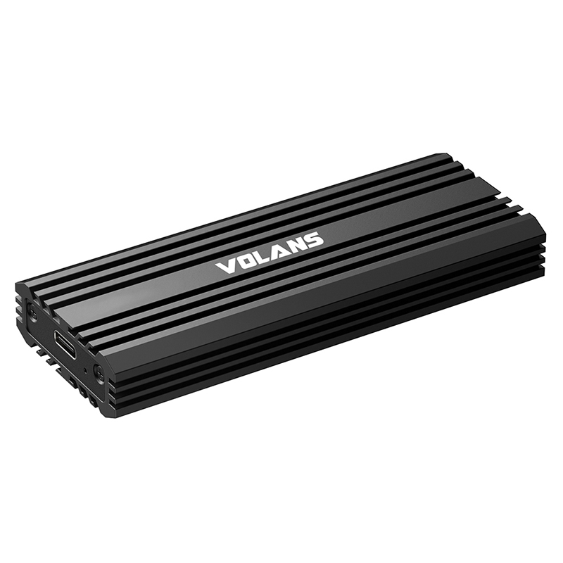 Volans Aluminium NVMe PCIe M.2 SSD to USB3.2 Gen2x2 Type C Enclosure (VL-UCM2-G)