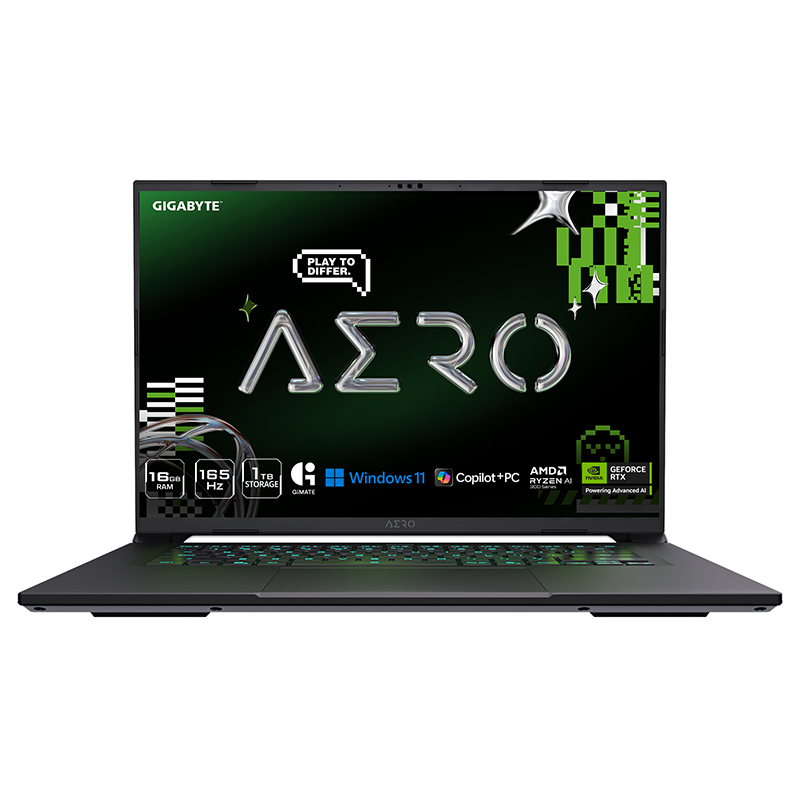 Gigabyte Aero X16 16in WQXGA 165Hz Ryzen AI 7 350 RTX 5070 1TB SSD 16GB RAM W11H Gaming Laptop - Grey (AERO X16 1WH93AUC94AH)