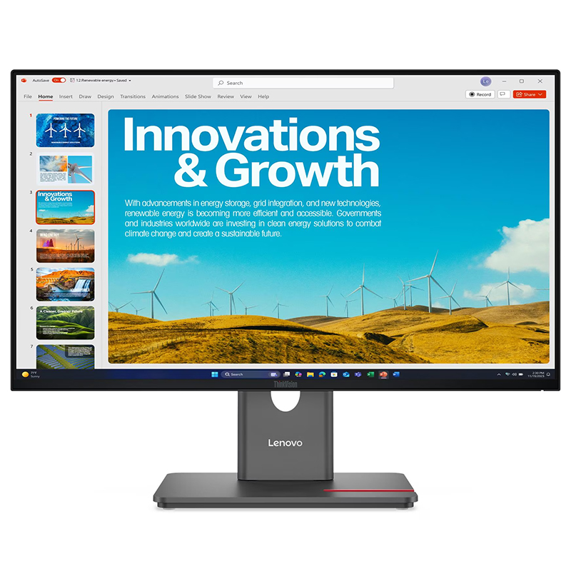 Lenovo ThinkVision P24QD-40 23.8in QHD 120Hz IPS Monitor (64B1GAR1AU)