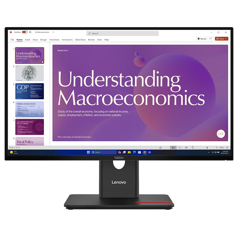 Lenovo ThinkVision T24D-40 23.8in FHD 120Hz IPS Monitor (64B9GAR1AU)