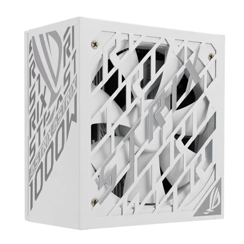 Asus ROG STRIX 1000W 80+ Platinum PCIe 5.1 ATX 3.1 Power Supply - White thumbnail 2