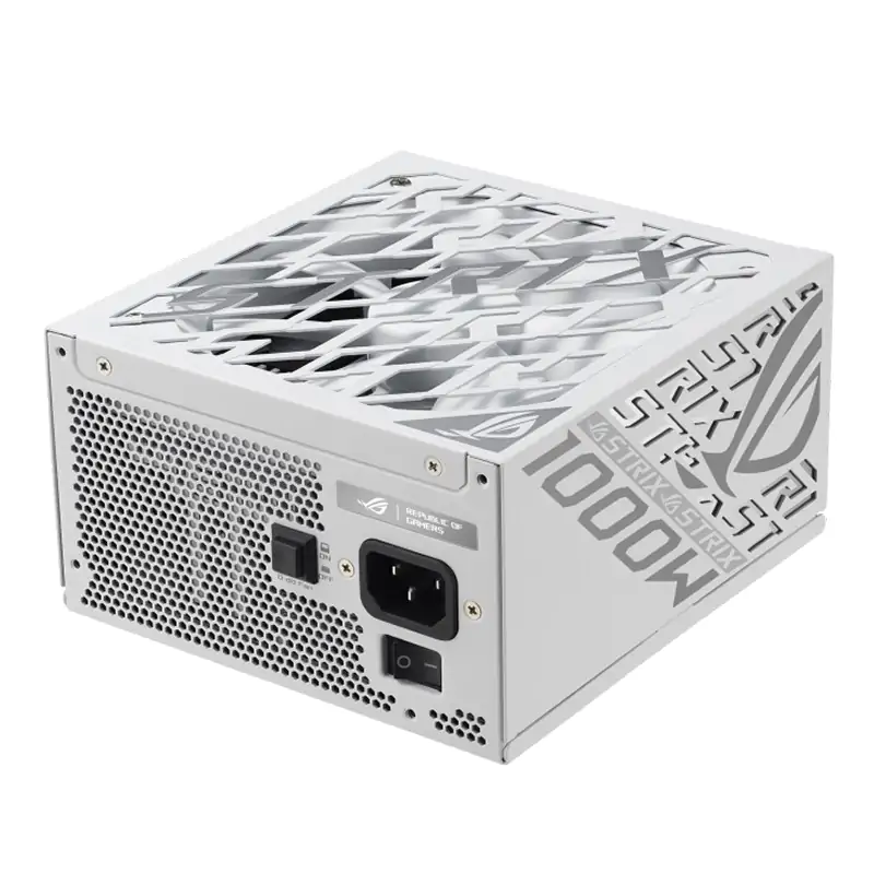 Asus ROG STRIX 1000W 80+ Platinum PCIe 5.1 ATX 3.1 Power Supply - White thumbnail 4