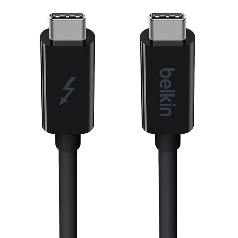 Belkin Thunderbolt 3 USB-C to USB-C Black Cable - 1m (F2CD081DS1M-BLK)