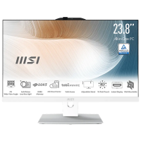MSI Modern AM242P 1M 23.8in FHD IPS Core 5 120U 1TB SSD 16GB RAM W11P All-in-One PC (Modern AM242P 1M-2085AU)