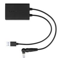 Targus USB-C USB-A DC Power Demultiplexer Adapter for DOCK180 with Power Delivery - Black (ACA42AUZ)