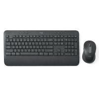 Logitech Signature MK650 Wireless Keyboard and Mouse Combo for Business - Graphite (920-011014)