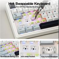 Keyboards-Gasket-Mechanical-Keyboard-75-Wireless-Hot-Swappable-Gaming-Keyboard-with-Five-Layer-Padding-Knob-BT-2-4GHz-USB-C-RGB-Light-Blue-LEOBOG-Reaper-Switch-5