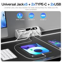 Powerboards-and-Adapters-5-Way-Power-Board-with-35W-USB-C-Fast-Charge-9-in-1-Desktop-Extension-Lead-1-8m-4-USB-Ports-Touch-LED-Night-Light-Surge-Protector-White-23