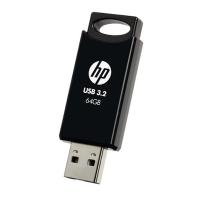 HP 64GB Thump Key Capless Sliding USB 3.2 Flash Drive (USHP-712B-64GP)
