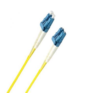 8Ware LC-LC OS2 Single Mode Dual-Core Yellow Fibre Optic Cable - 3m ...