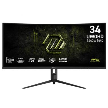 MSI MAG E20 34" UWQHD Rapid VA 200Hz Curved Gaming Monitor