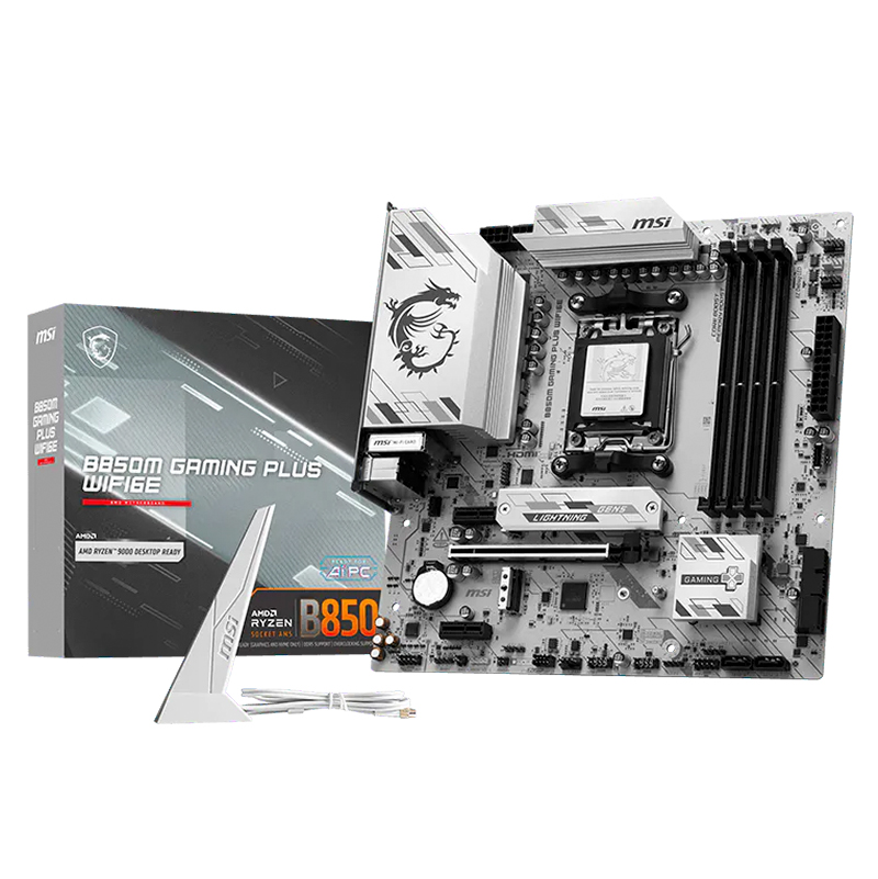 MSI B850M GAMING PLUS WIFI6E AM5 mATX Motherboard (B850M GAMING PLUS WIFI6E)