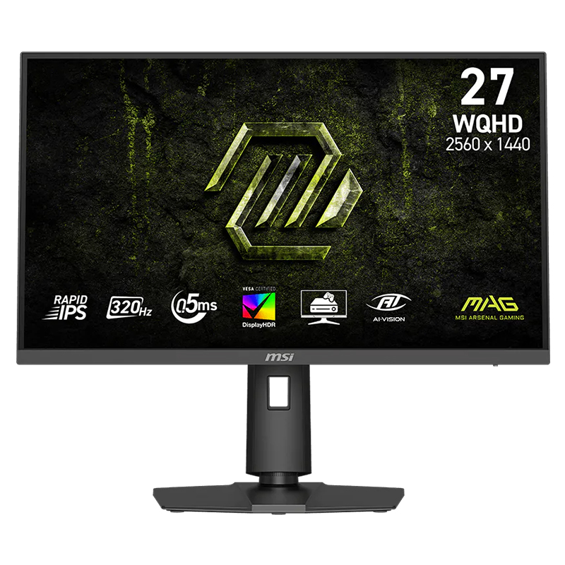 MSI MAG 27in WQHD Rapid IPS 320Hz Adaptive-Sync Gaming Monitor (MAG 274QPF X32)
