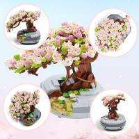 Building-Toys-Blocks-Cherry-Blossom-Bonsai-Tree-Building-Set-426pcs-Botanical-Mini-Model-Kit-Flowers-Sakura-Botanical-Mini-Building-Kit-Collection-Toys-Gifts-5
