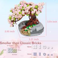 Building-Toys-Blocks-Cherry-Blossom-Bonsai-Tree-Building-Set-426pcs-Botanical-Mini-Model-Kit-Flowers-Sakura-Botanical-Mini-Building-Kit-Collection-Toys-Gifts-6