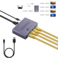 Network-Adapters-Gigabit-Ethernet-Splitter-1-to-4-Network-Splitter-with-USB-Power-Cable-RJ45-Internet-Splitter-Adapter-1000Mbps-High-Speed-for-Cat-5-5e-6-7-8-Cable-2