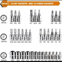 Outdoor-Tools-46-Pieces-1-4-inch-Drive-Socket-Ratchet-Wrench-Set-with-Bit-Socket-Set-Metric-and-Extension-Bar-for-Auto-Repairing-and-Household-with-Storage-Case-28