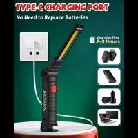 Outdoor-Tools-Tool-Gifts-for-Men-Him-Dad-Husband-Rechargeable-LED-Work-Light-BBQ-Grill-with-Magnetic-Base-Hook-360-Rotate-Mechanic-Flashlight-Mens-Easter-Birthda-6