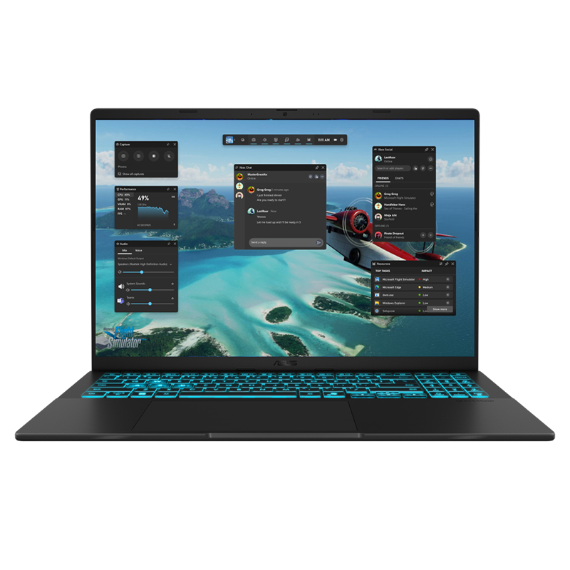 Asus V16 V3607VH 16in WUXGA 144Hz Core 7 240H RTX 5050 1TB SSD 32GB RAM W11H Gaming Laptop (V3607VH-RP001W)