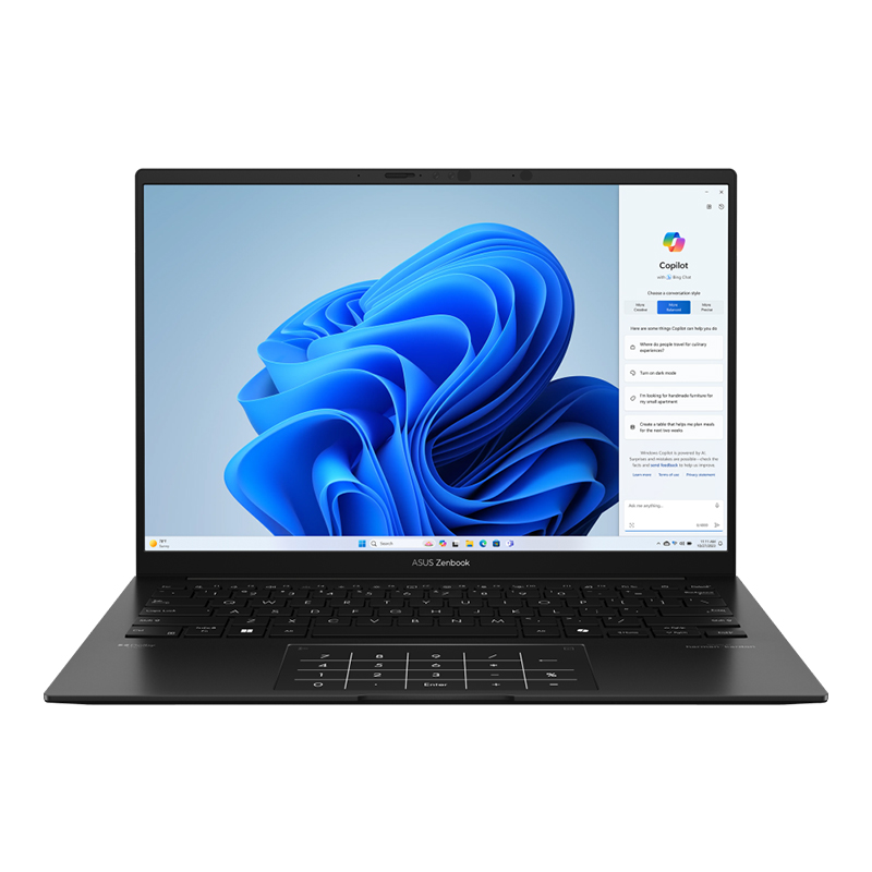 Asus Zenbook 14 UM3406GA 14in WUXGA OLED Ryzen AI 7 445 512GB SSD 16GB RAM W11H Laptop (UM3406GA-QD754W)
