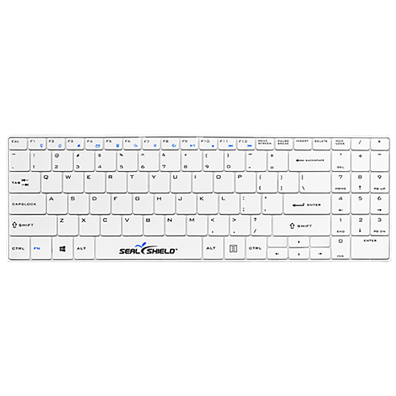 Seal Shield Cleanwipe Washable Wireless Keyboard - White (SSWKSV099W)