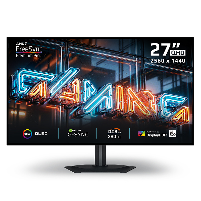 Gigabyte 27in WOLED 280Hz G-Sync Gaming Monitor (MO27Q28G) - Umart