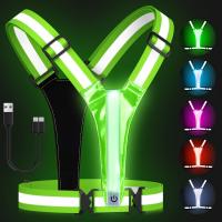 Backpacks-LED-Reflective-Vest-Running-Gear-5-Lights-Colors-High-Visibility-Reflective-Running-Gear-Rechargeable-Light-Up-Running-Vest-for-Walking-Running-Cycli-9