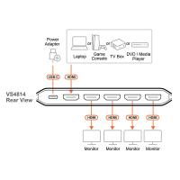 Display-Adapters-Aten-VS4814-Essentials-4-Port-True-4K-HDMI-Splitter-VS4814-AT-6