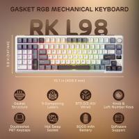 Keyboards-RK-ROYAL-KLUDGE-L98-Wireless-Mechanical-Keyboard-w-Left-Handed-Southpaw-Design-Numpad-Hot-Swappable-Knob-Tri-Mode-95-Keyboard-Sandalwood-Brown-5