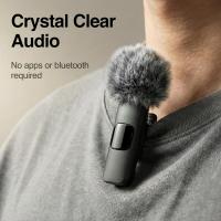Microphones-Dual-Wireless-Lavalier-Microphone-for-iPhone-Android-Plug-Play-Lapel-Mic-with-Noise-Reduction-for-Vlog-YouTube-TikTok-2