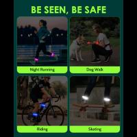 Outdoor-Lighting-Rechargeable-LED-Armband-2-Pack-High-Visibility-Running-Gear-for-Night-Safety-5-Colors-3-Modes-Light-Up-Wristbands-for-Night-Walking-Cycling-Run-7