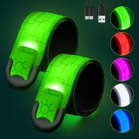 Outdoor-Lighting-Rechargeable-LED-Armband-2-Pack-High-Visibility-Running-Gear-for-Night-Safety-5-Colors-3-Modes-Light-Up-Wristbands-for-Night-Walking-Cycling-Run-9
