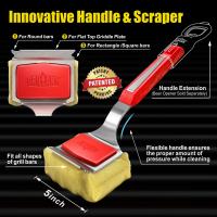 Outdoor-Tools-GRILLART-Grill-Brush-Bristle-Free-SteamWizards-BBQ-Replaceable-Cleaning-Head-Unique-Seamless-Fit-Scraper-Tool-for-Cast-Iron-Stainless-Steel-Grates-13