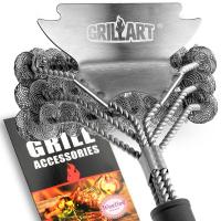 Outdoor-Tools-GRILLART-Grill-Brush-Bristle-Free-SteamWizards-BBQ-Replaceable-Cleaning-Head-Unique-Seamless-Fit-Scraper-Tool-for-Cast-Iron-Stainless-Steel-Grates-8