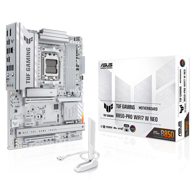 Asus TUF Gaming B850-Pro WiFi7 W Neo AM5 ATX Motherboard (TUF GAMING B850-PRO WIFI7 W NEO)