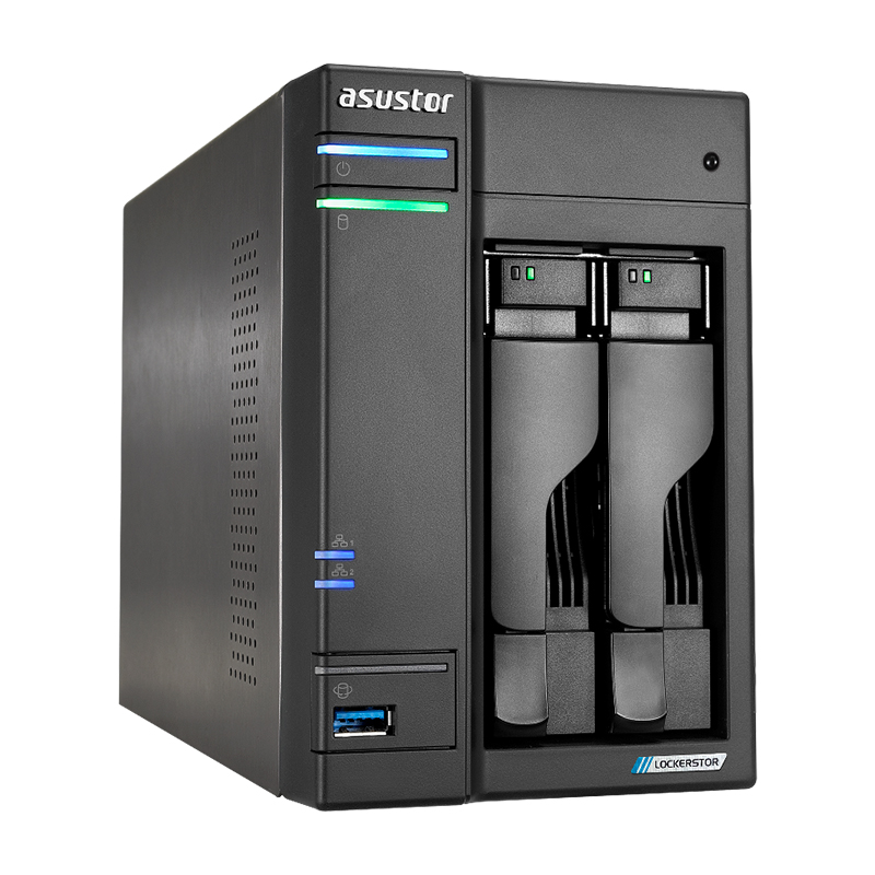 Asustor Lockerstor 2 Gen2+ 2 Bay NAS (AS6702T V2)