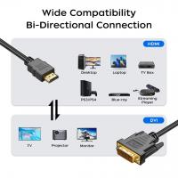 Cables-HDMI-to-DVI-D-24-1-Cable-3m-Bi-Directional-Male-to-Male-Adapter-Cord-1080P-Full-HD-for-Monitor-Laptop-PC-PS4-PS3-Projector-and-TV-Box-VELORICA-18