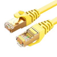 8Ware CAT7 UTP RJ45 Patch Cord Snagless Flat Network Cable - 10m Yellow (CAT7-F-10YEL)